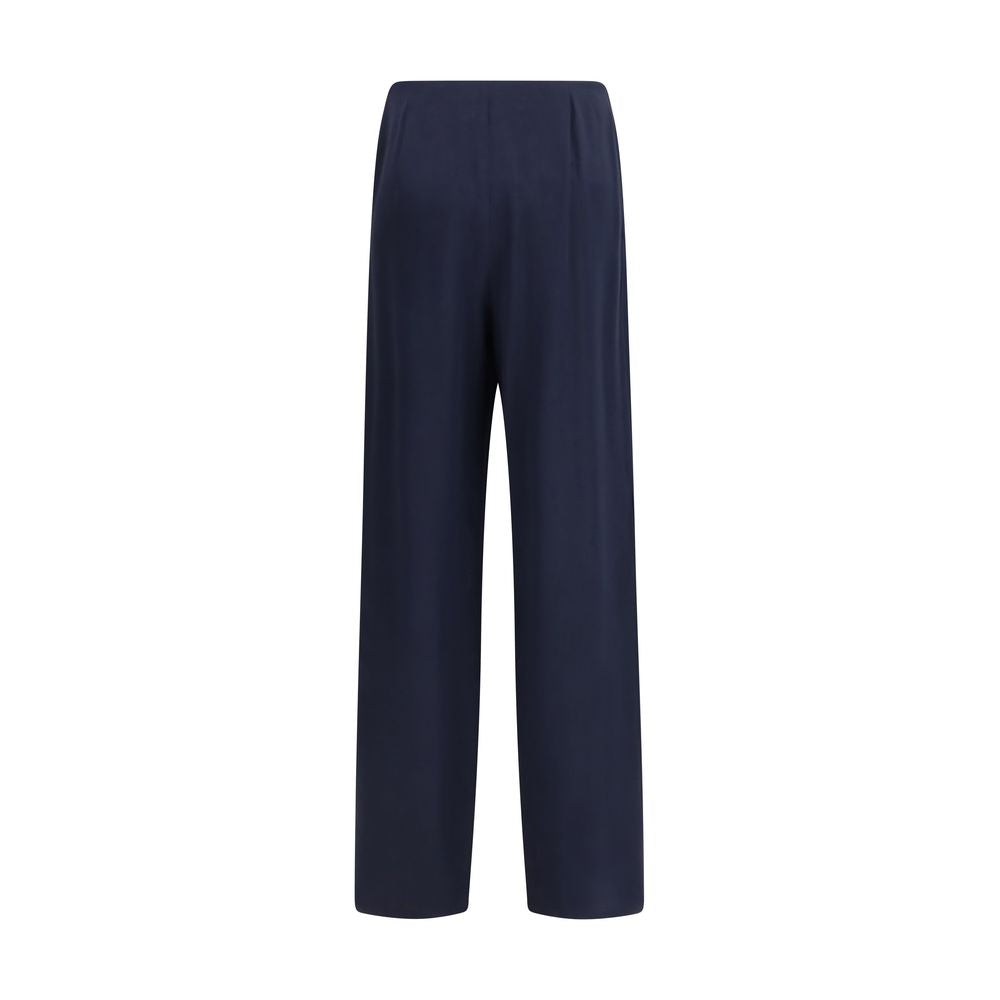 Silk Satin Palude Wide-Leg Pants