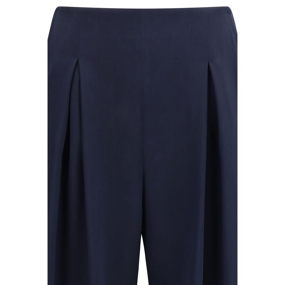 Silk Satin Palude Wide-Leg Pants