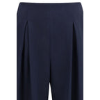 Silk Satin Palude Wide-Leg Pants