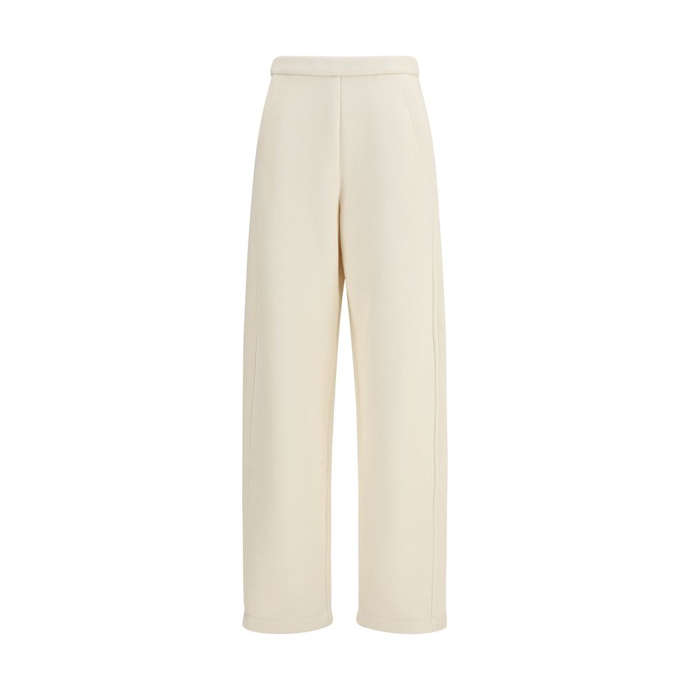 Dente Wide-Leg Cotton Trousers