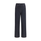 Ribes Cotton Blend Cropped Jeans