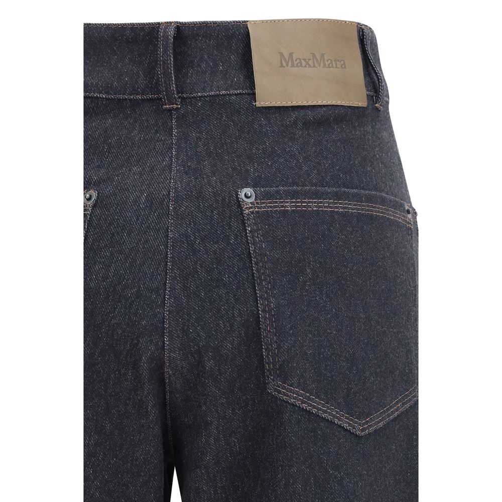 Ribes Cotton Blend Cropped Jeans