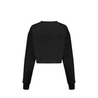 Black Cotton Sweatshirt