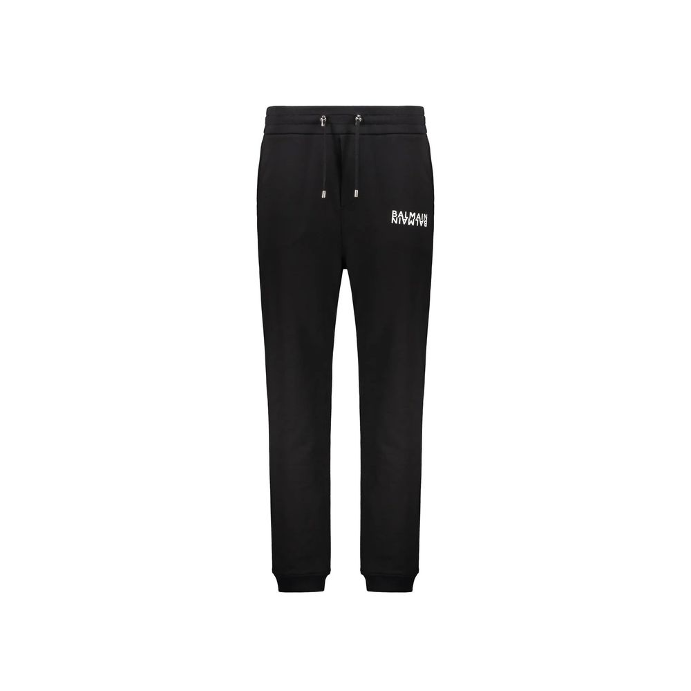 Black Cotton Joggers