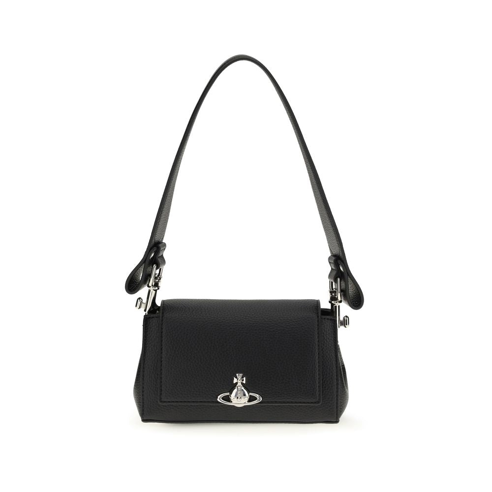 Textured Polyurethane Orb Shoulder Bag