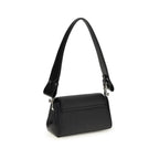 Textured Polyurethane Orb Shoulder Bag