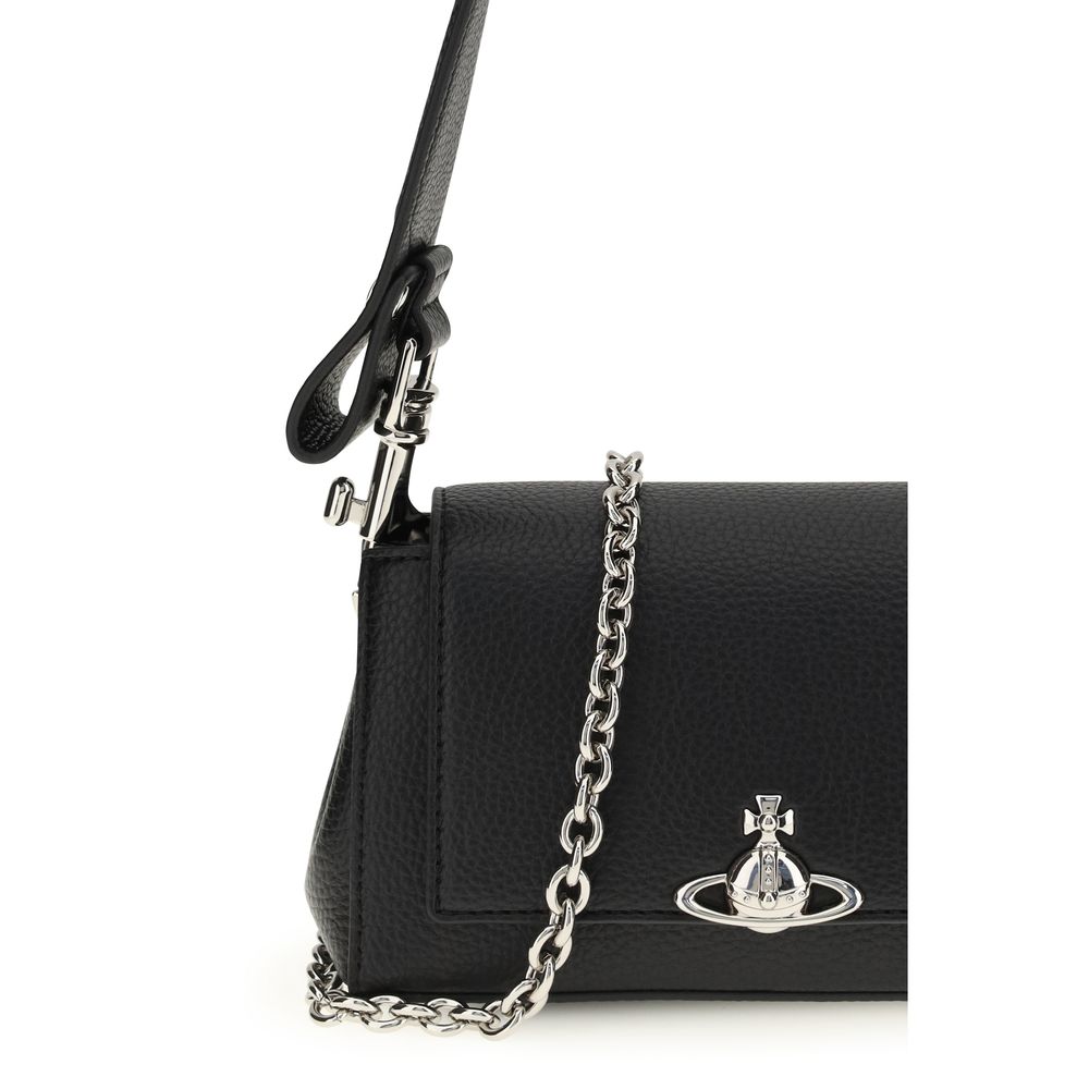 Textured Polyurethane Orb Shoulder Bag