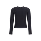 T Iara LS Ribbed Cotton Long Sleeve Top
