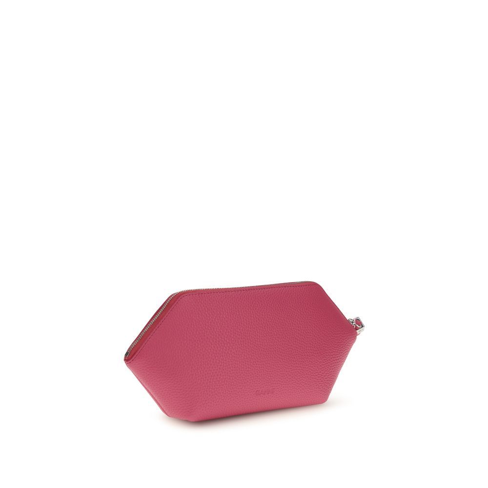 Compact Pouch Bou Recycled Leather Clutch