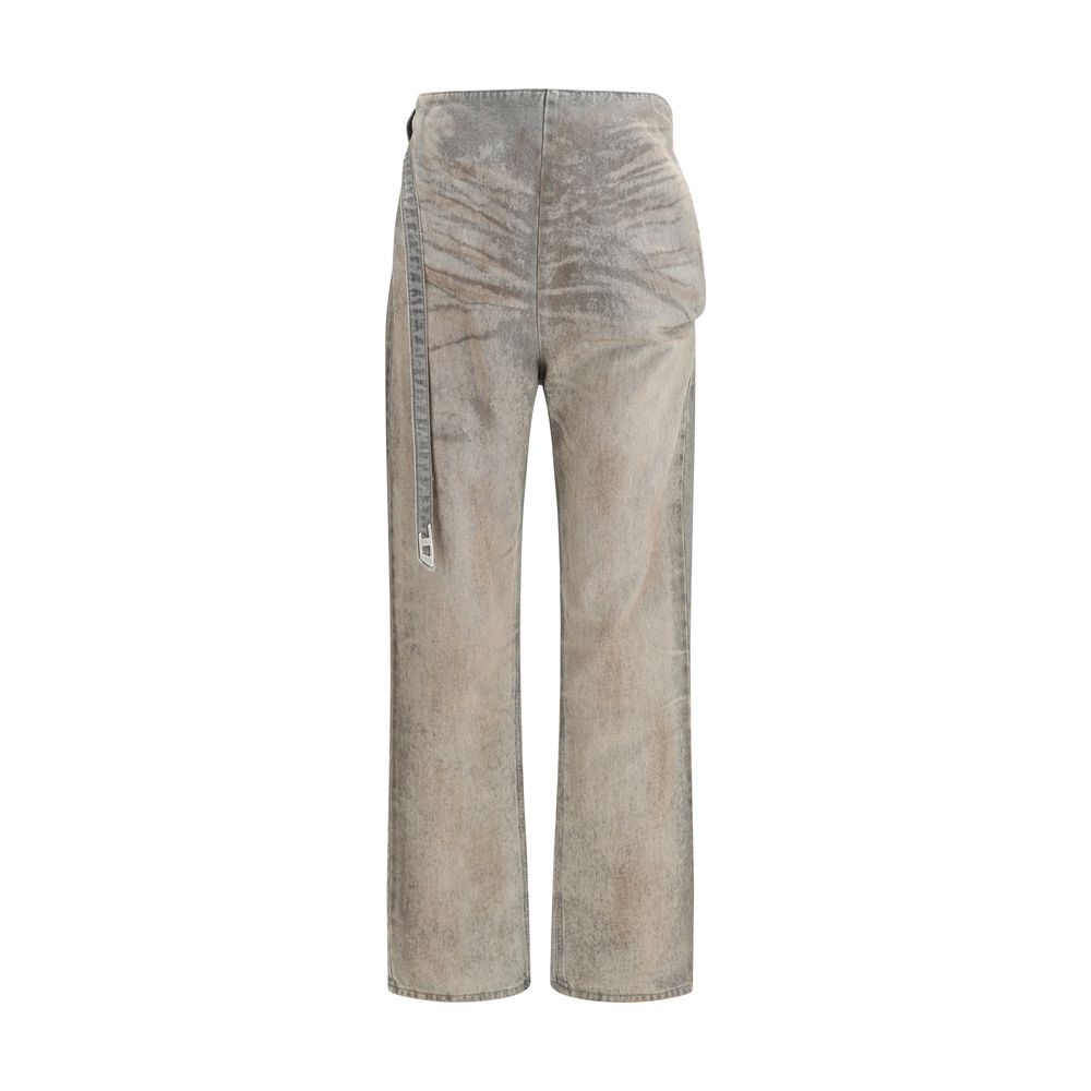 High-Rise Cotton Slim-Fit Jeans