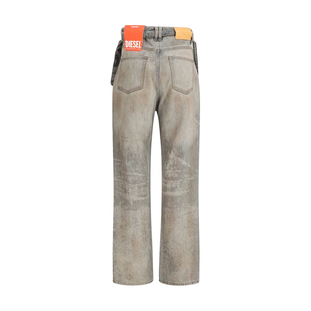 High-Rise Cotton Slim-Fit Jeans