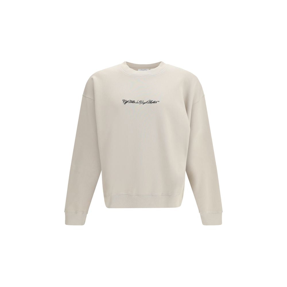 Script Arrow Cotton Sweatshirt