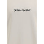 Script Arrow Cotton Sweatshirt
