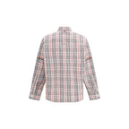 Oversized Multicolor Tartan Check Shirt