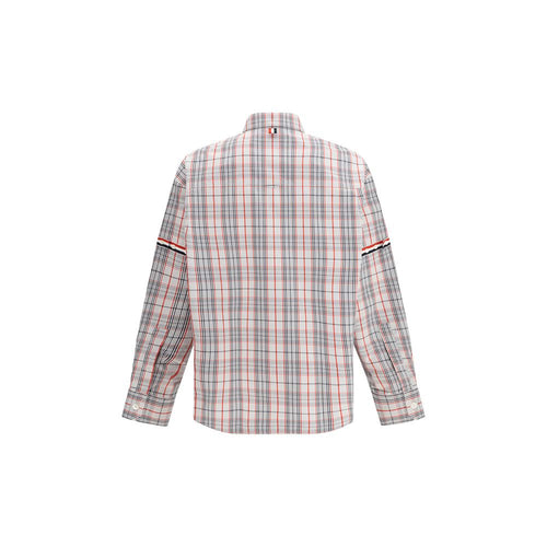 Oversized Multicolor Tartan Check Shirt