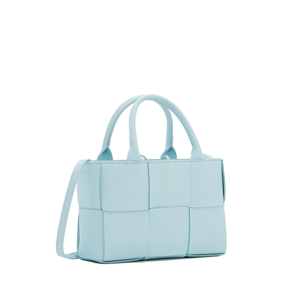 Mini Arco Intrecciato Lamb Leather Tote Bag