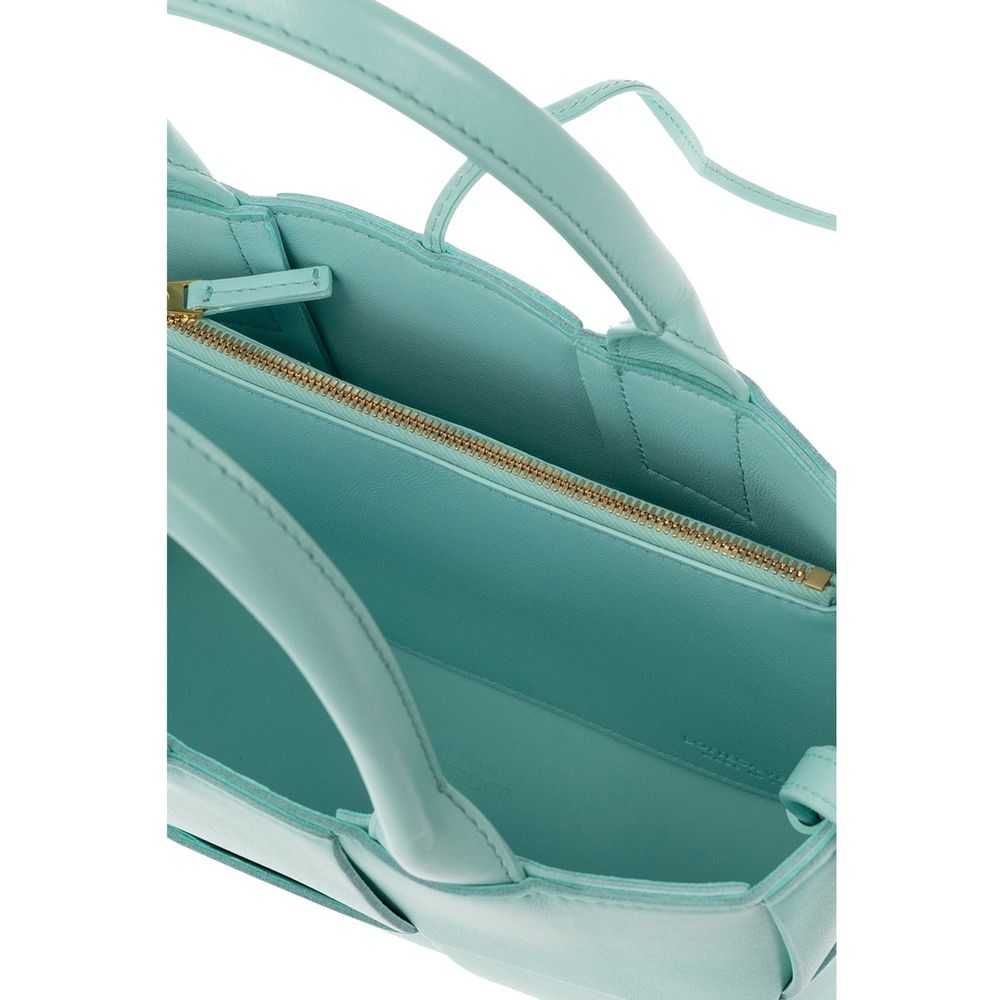Mini Arco Intrecciato Lamb Leather Tote Bag
