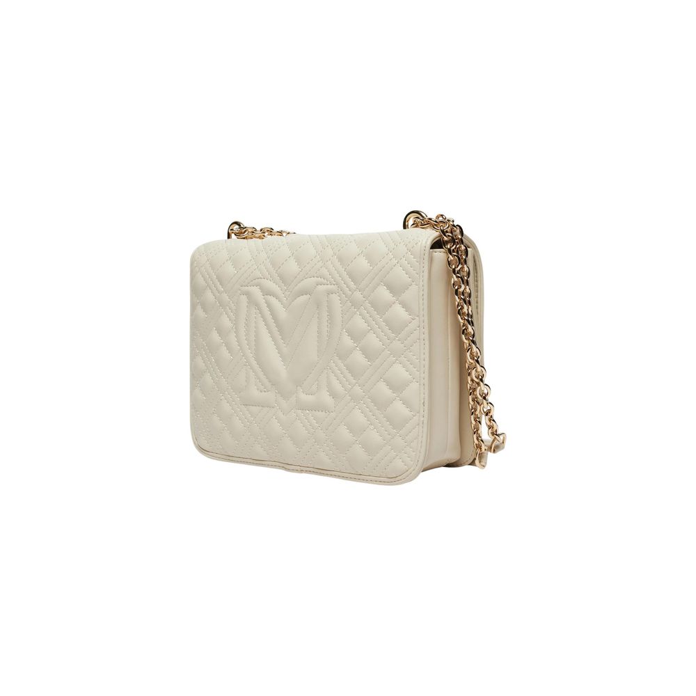 Small Quilted Polyurethane Shoulder Bag