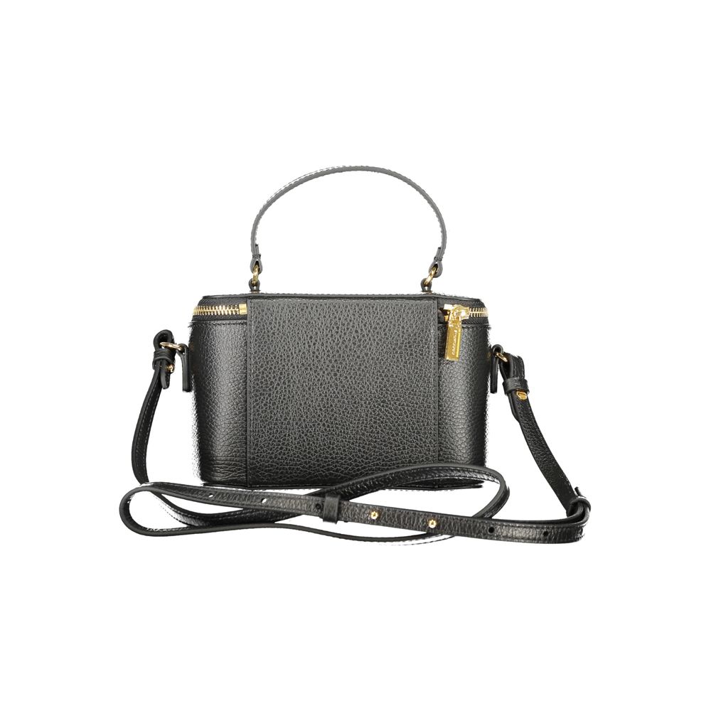 Black Leather Beat Generation Bag