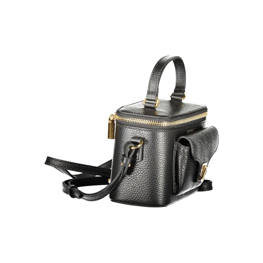 Black Leather Beat Generation Bag