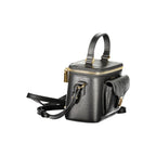 Black Leather Beat Generation Bag