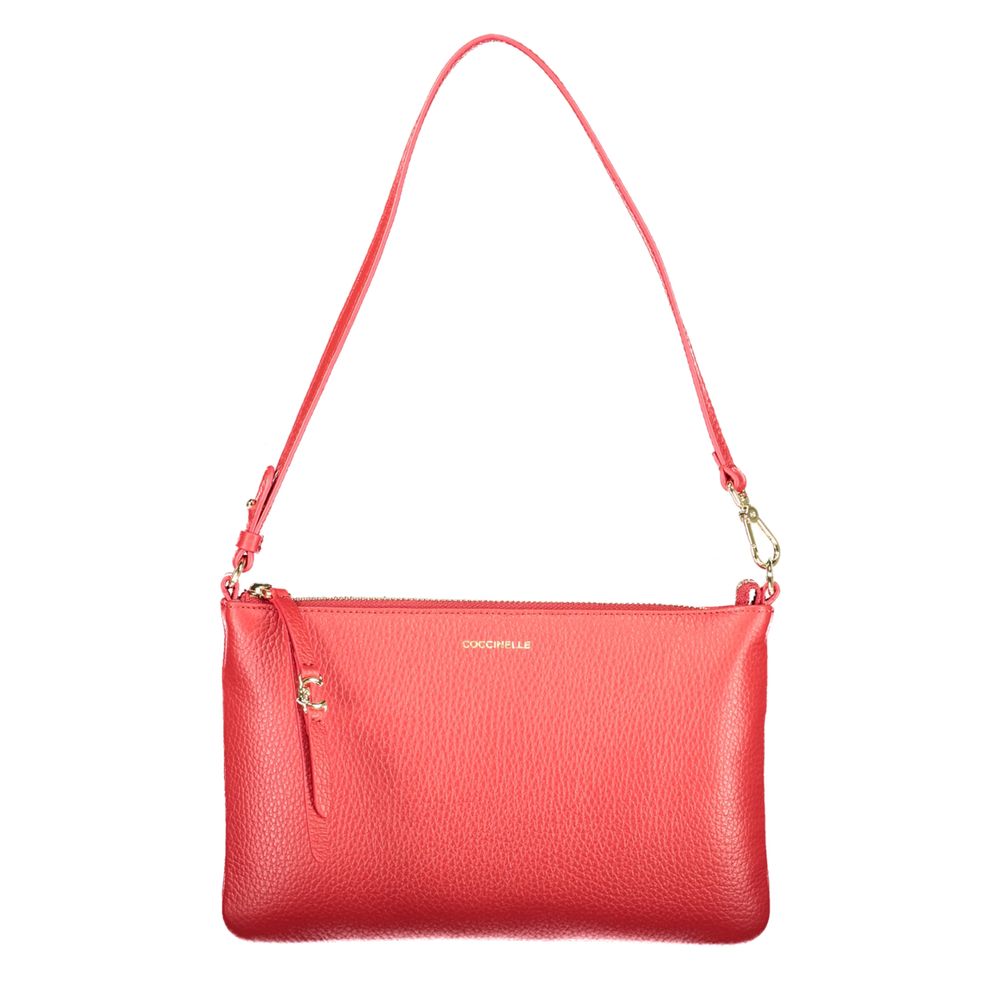 C-Easy Red Leather Handbag