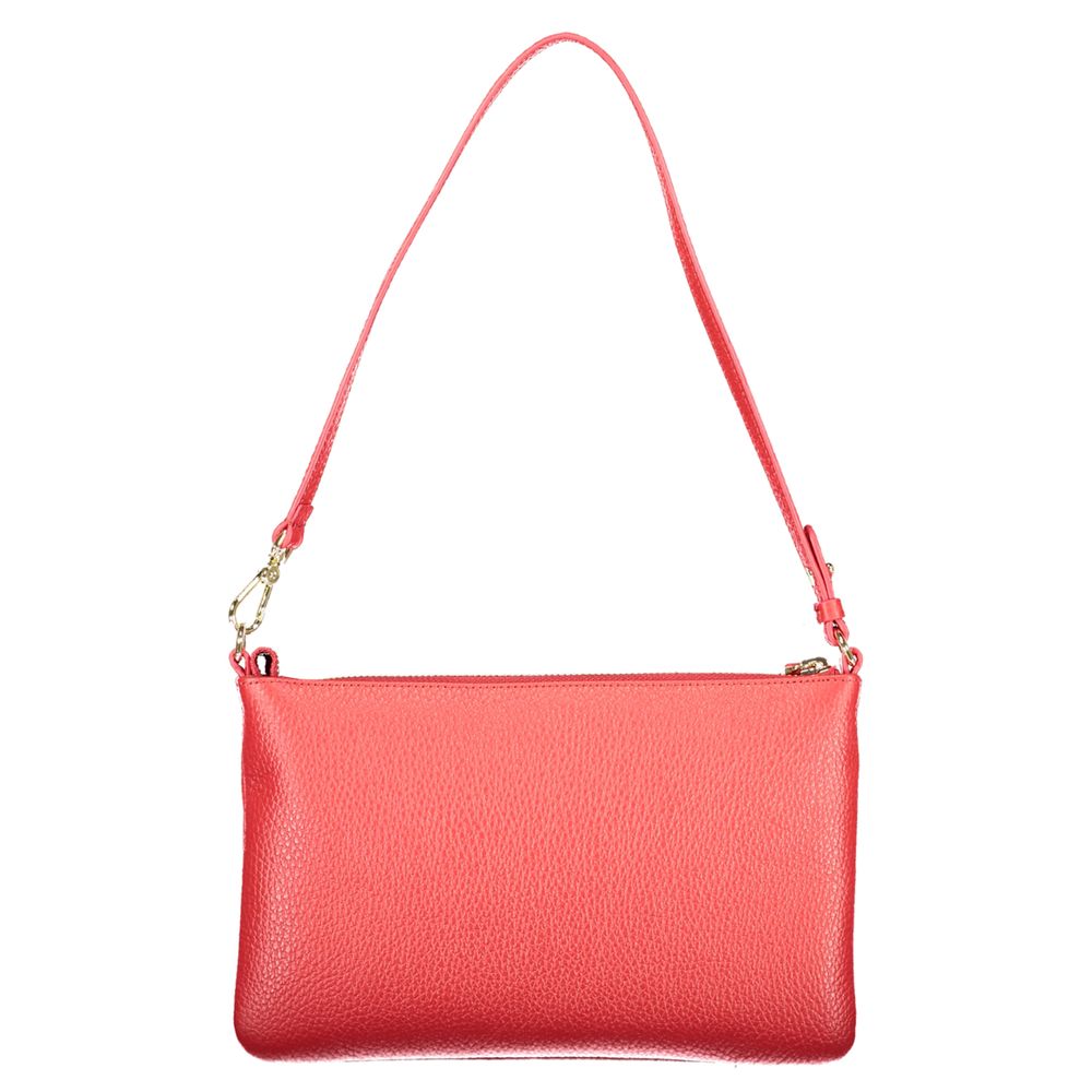 C-Easy Red Leather Handbag
