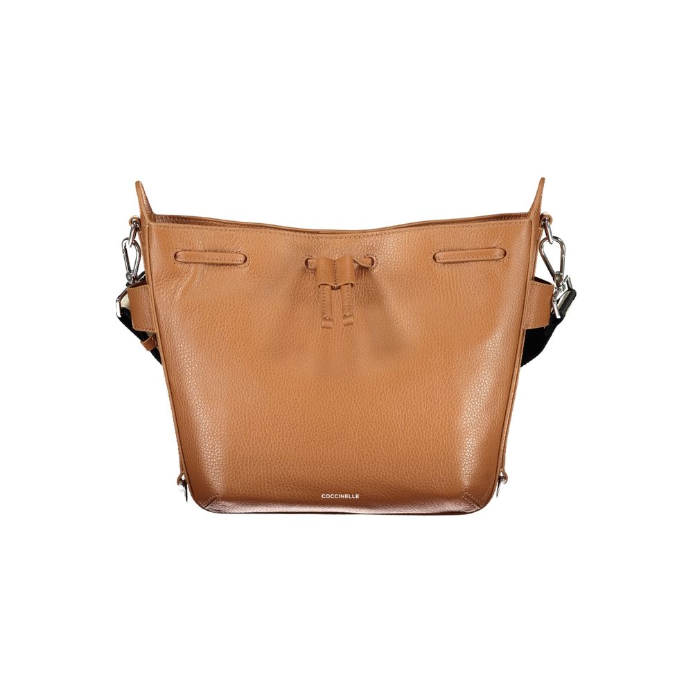 Marrone Leather Ribbon Bag