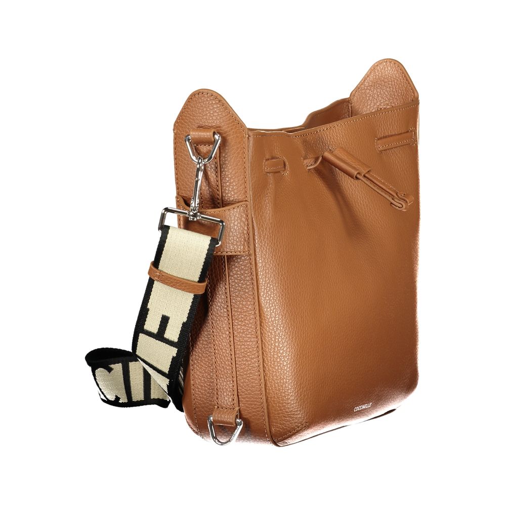Marrone Leather Ribbon Bag