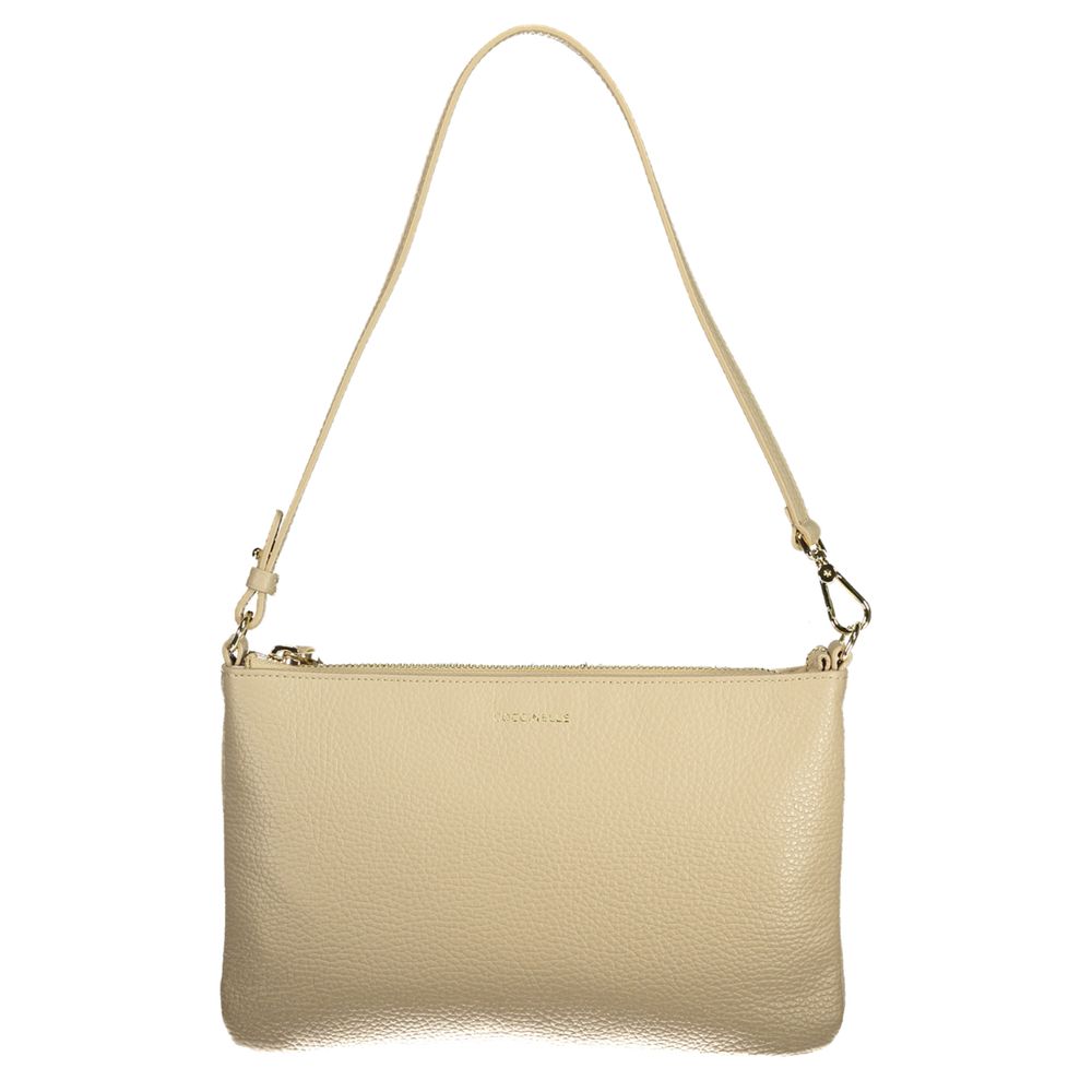Beige Leather C‑Easy Handbag