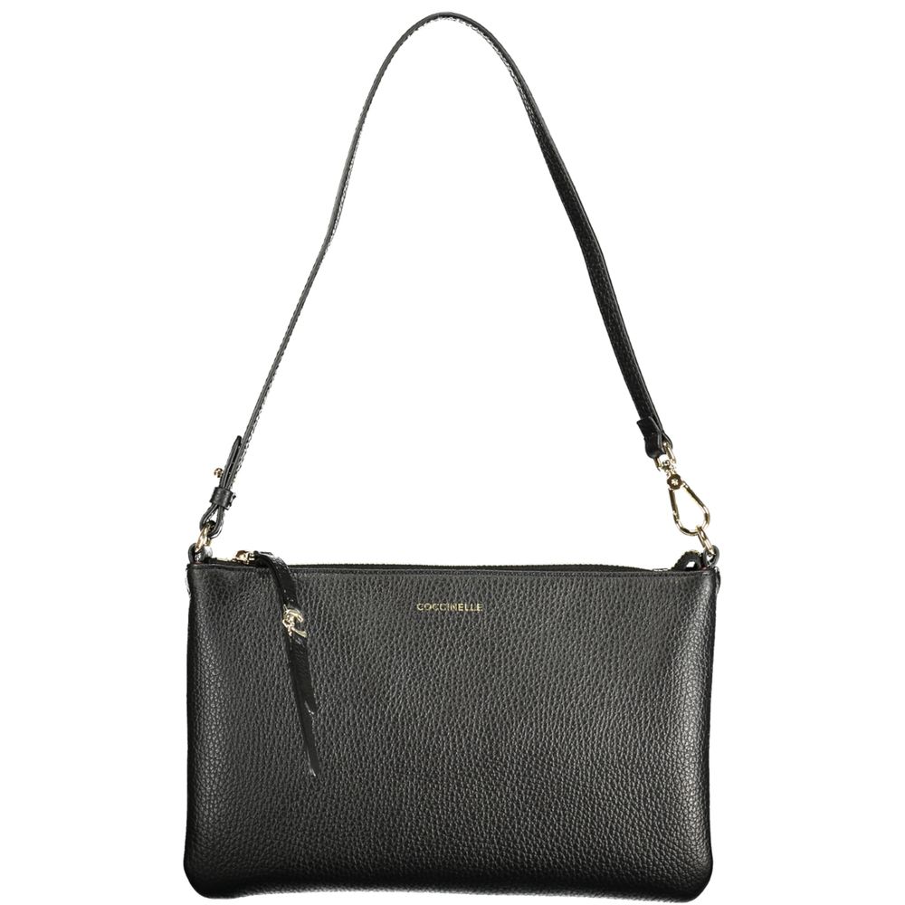 Black Leather C-Easy Handbag