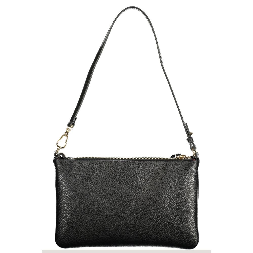 Black Leather C-Easy Handbag