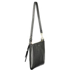Black Leather C-Easy Handbag