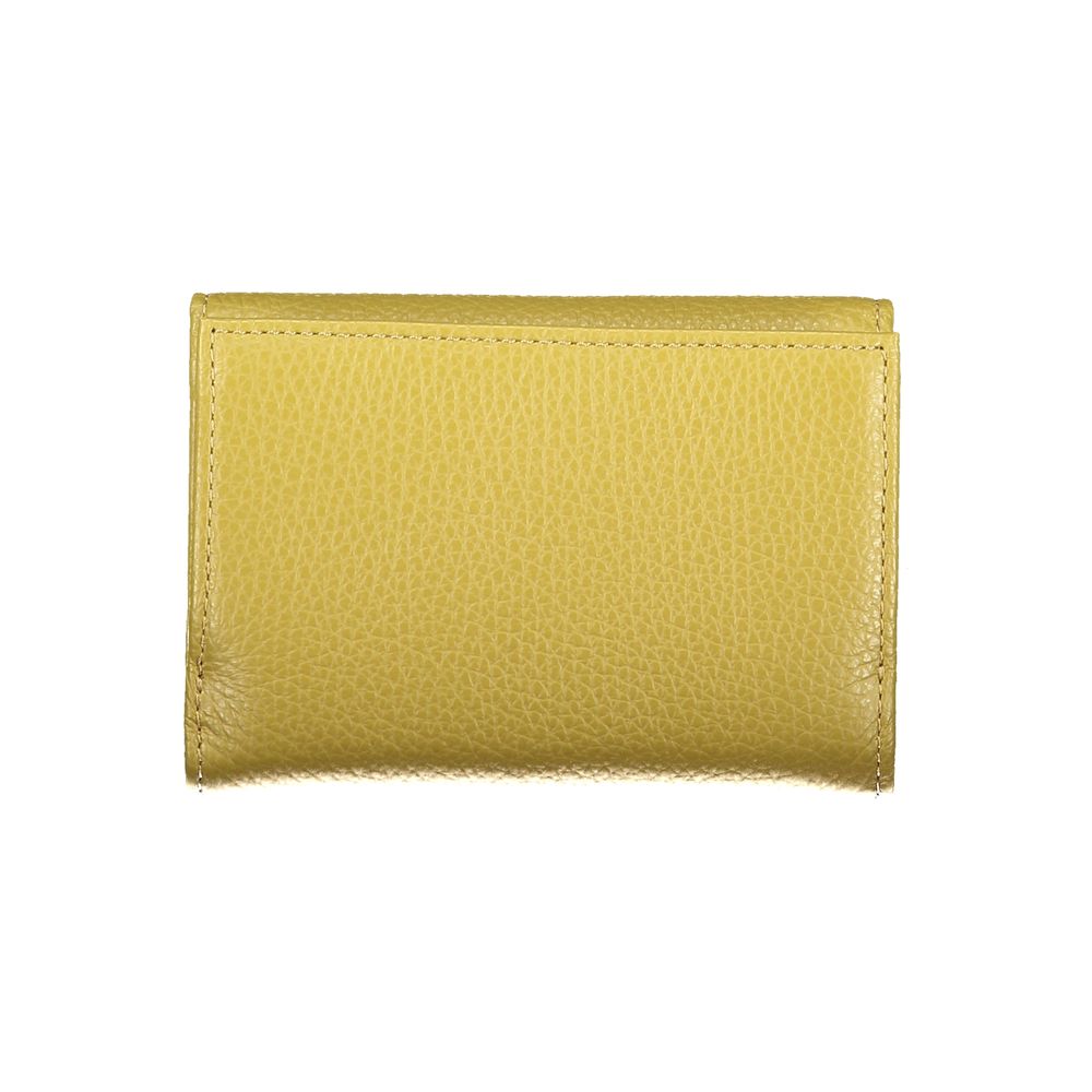 Metallic Soft Verde Leather Wallet