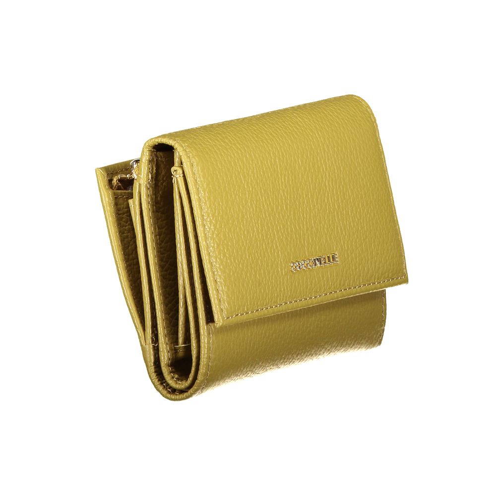Metallic Soft Verde Leather Wallet
