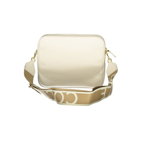 White Leather Tebe Bag