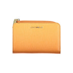Orange Metallic Soft Leather Wallet