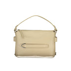 Beige Fine Pelle Gretel Ribbon Handbag