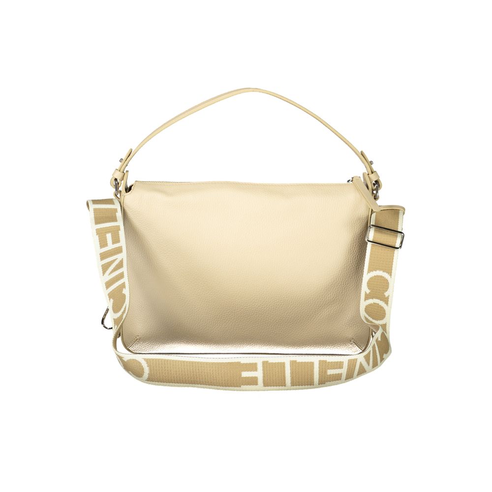 Beige Fine Pelle Gretel Ribbon Handbag