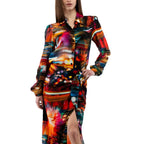 Multicolor Viscose Dress