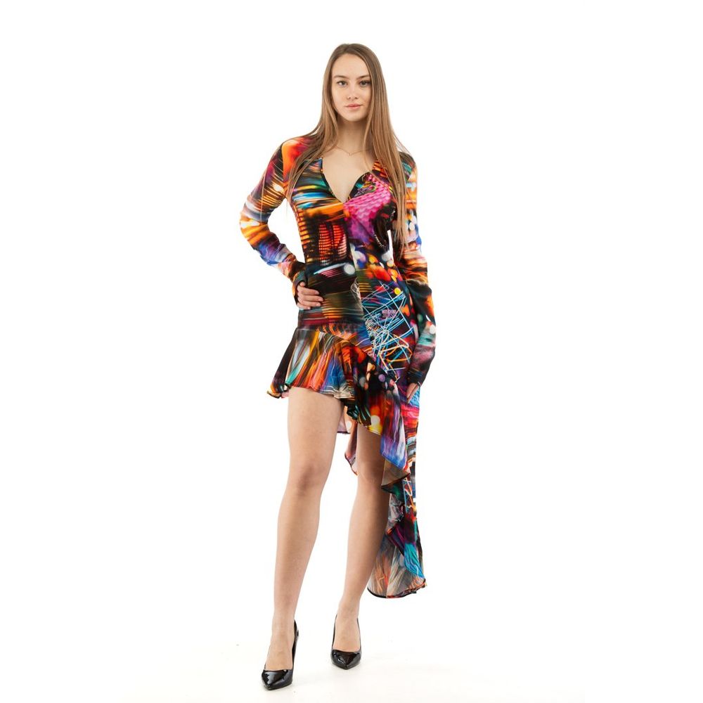 Multicolored Viscose Dress