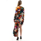 Multicolored Viscose Dress
