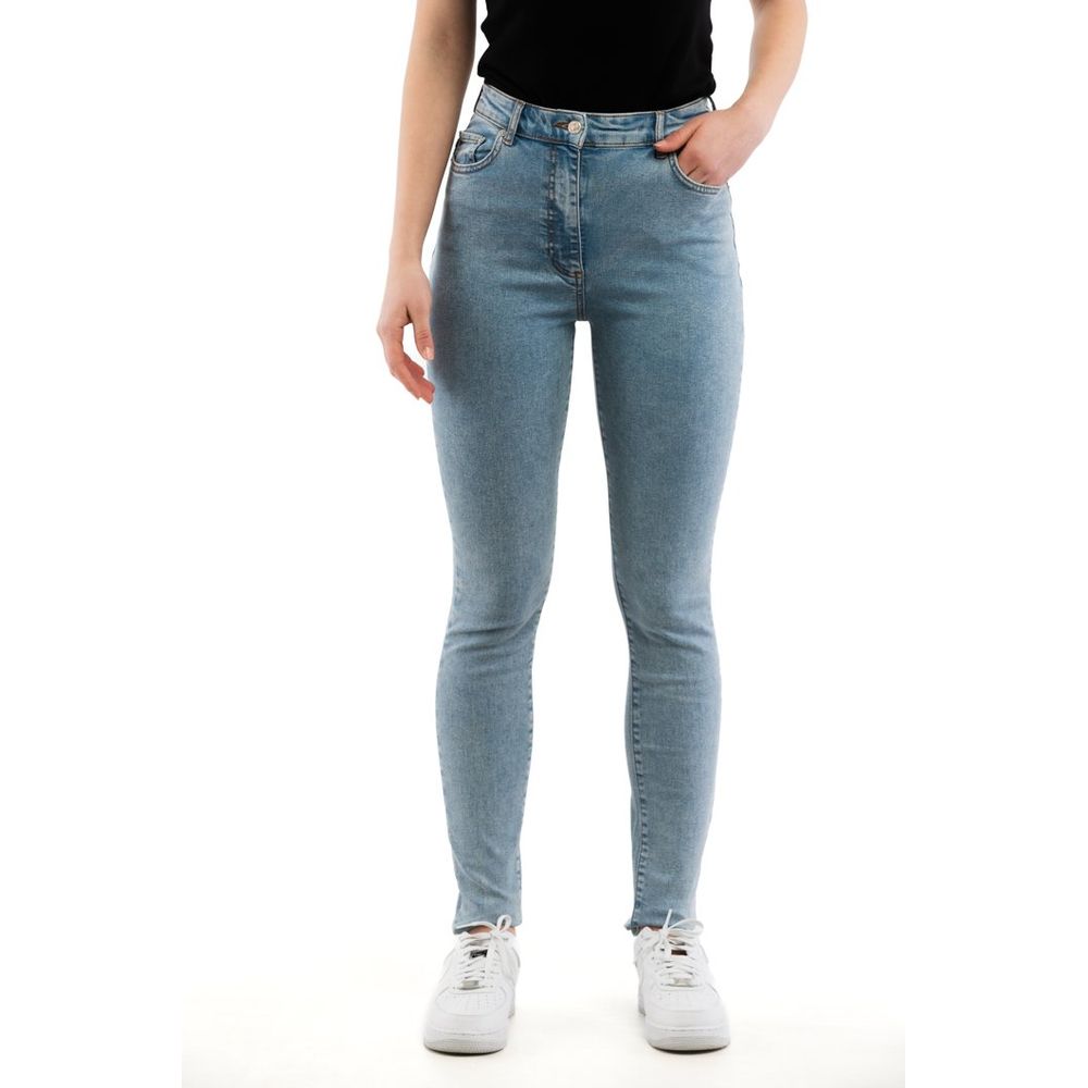 Multi-Blue Skinny Jeans