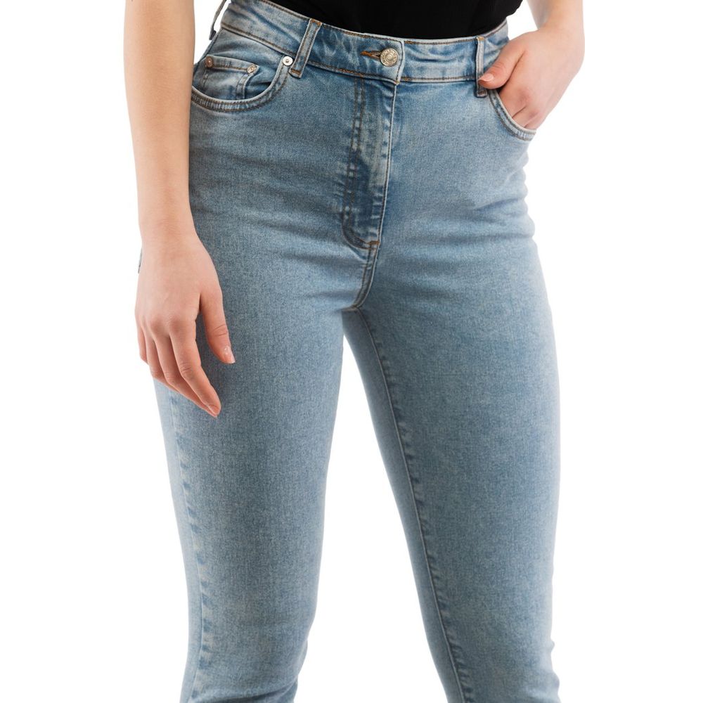 Multi-Blue Skinny Jeans
