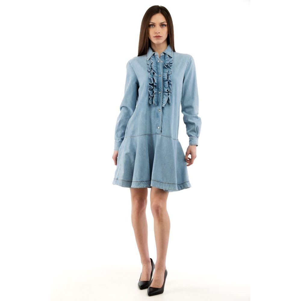 Multi‑Blue Cotton Dress