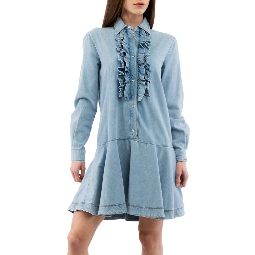 Multi‑Blue Cotton Dress