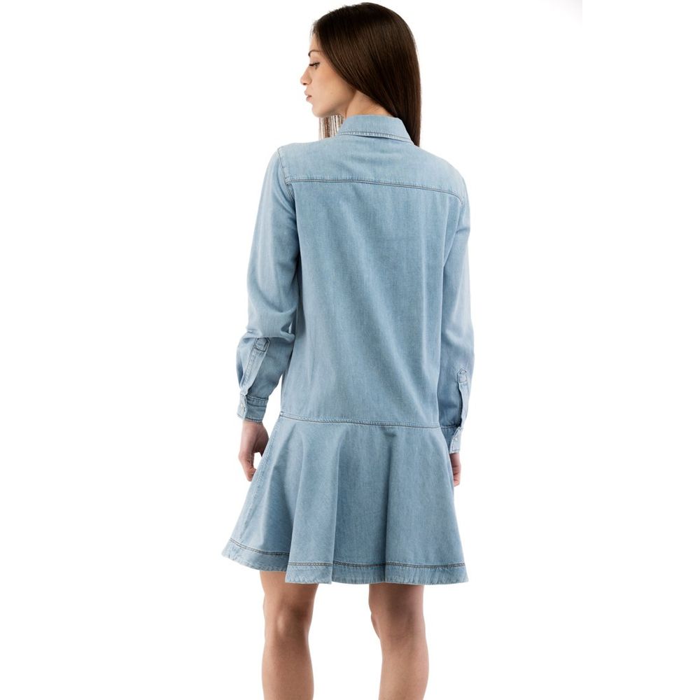 Multi‑Blue Cotton Dress