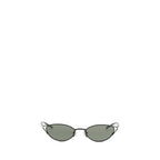 Black Acetate Slim Cat-Eye Sunglasses