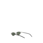 Black Acetate Slim Cat-Eye Sunglasses