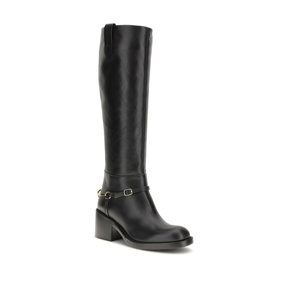 Semi-Gloss Calfskin Dakota Boots